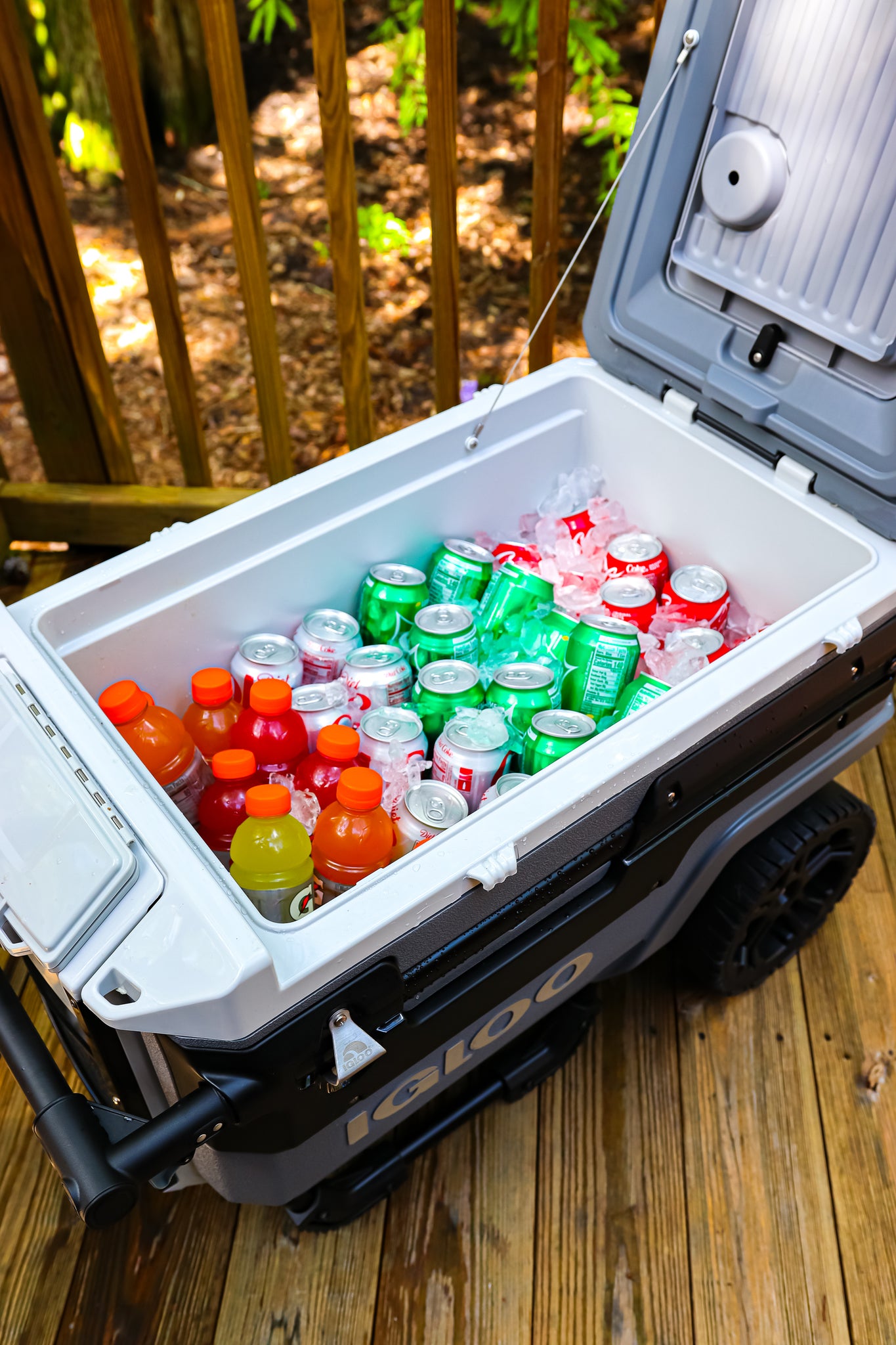 Campfire Cooler and Drink Package